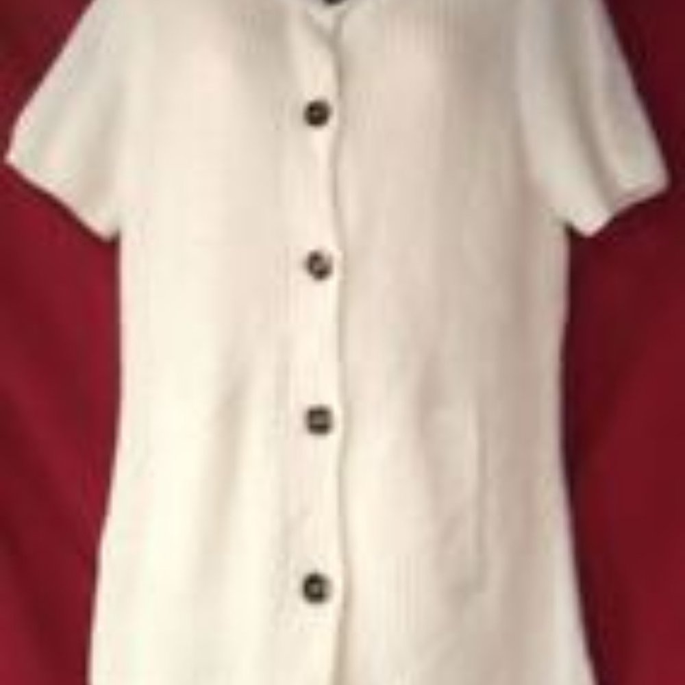 Women's Cream Tunic Sweater 2X NWT